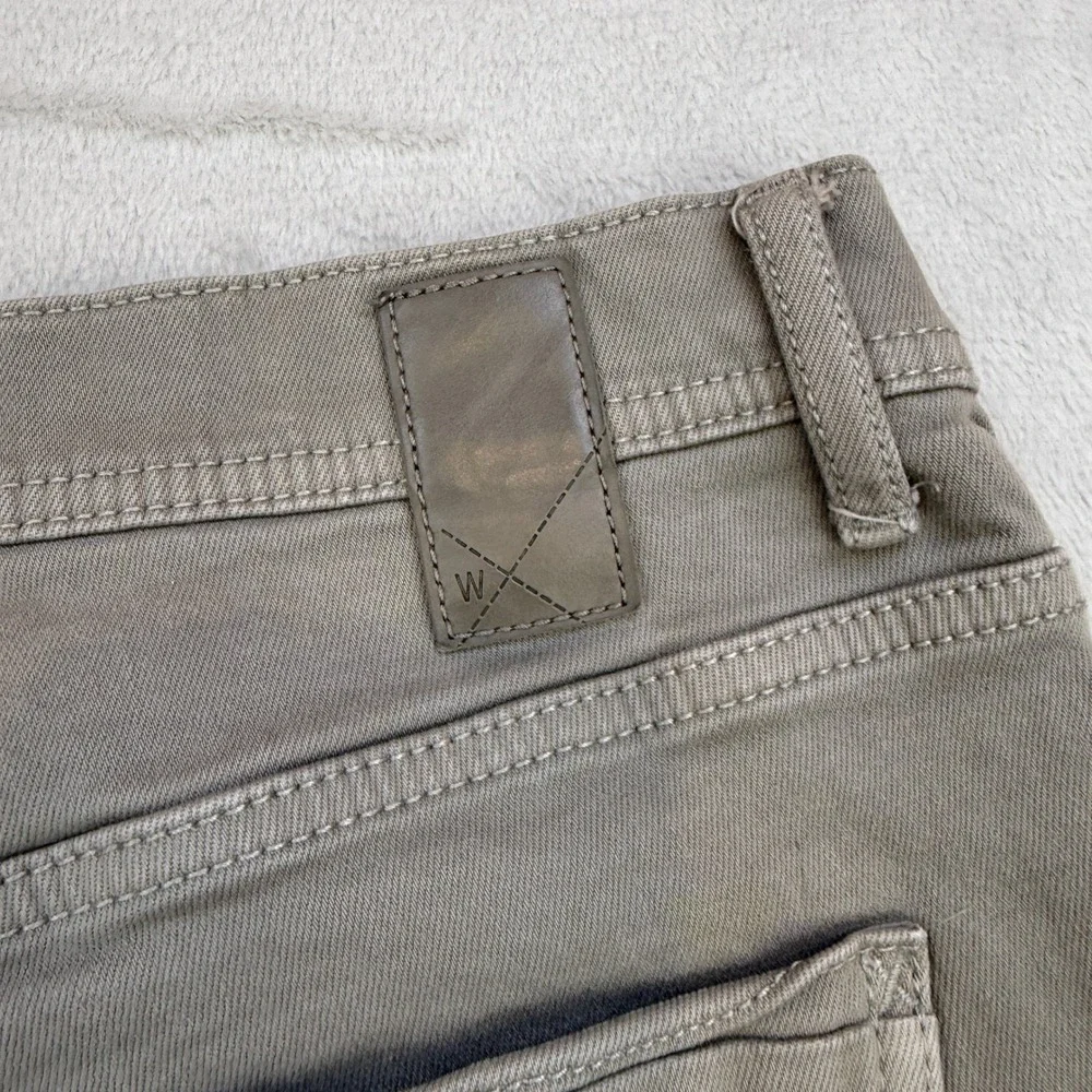 Departwest Seeker Pants Mens 36L‎ Gray Khaki Slim Straight Stretch Casual Chino
